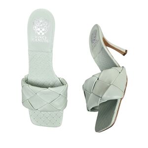 Vince Camuto Womens Cool Mint Brelanie Braided Square Toe Heel Sandals Size 8.5